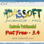 Tela inicial do Controle patrimonial Pat Free Tele inicial do Controle Patrimonial Pat Free