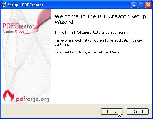 INSTALANDO E CRIANDO ARQUIVOS PDF COM O PDFCREATOR 12 pdfcreator INSTALAR0