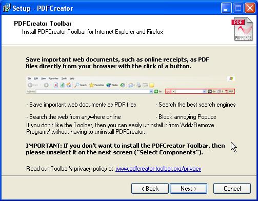 pdfcreator INSTALAR5