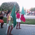 Desfile cívico em Juvenília