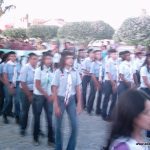 Desfile cívico em Juvenília